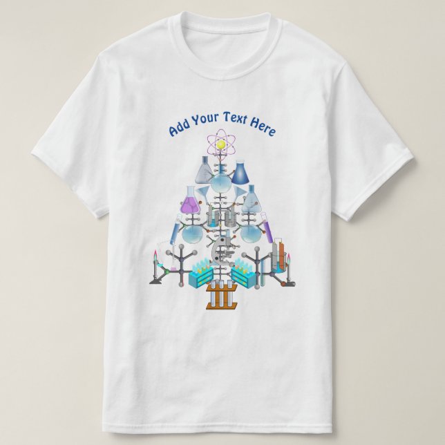 Camiseta Química, Oh Navidades de Árboles Químicos (Diseño del anverso)