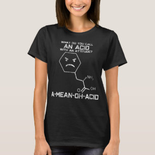 Camiseta Química profesor ácido Oh chiste