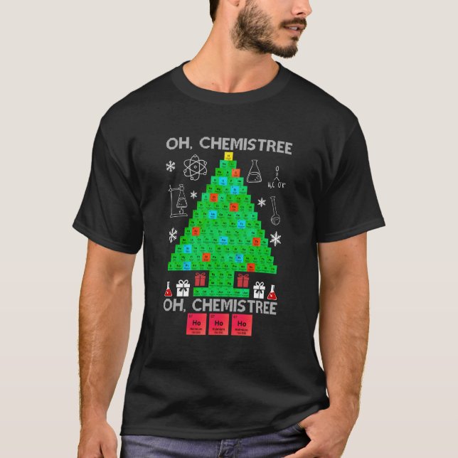 Camiseta Química química de árbol químico química química q (Anverso)