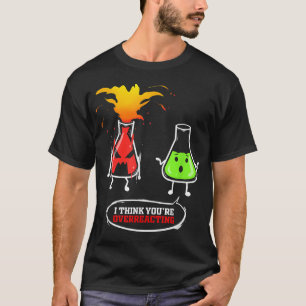 Camiseta Química Química Laboratorio Químico Que Reaccionan