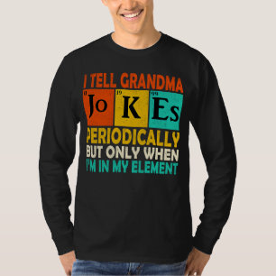 Camiseta Química Químico Vintage Le Cuente Chistes de Abuel