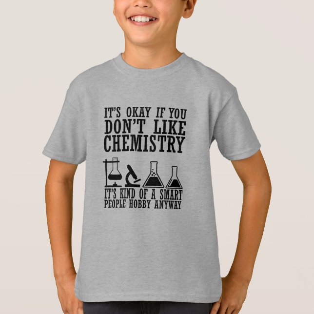 Camiseta Química sarcástica citas graciosas de químicos (Anverso)