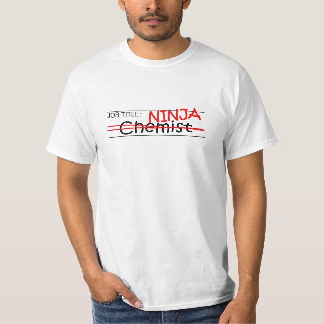 Camiseta Químico de Ninja del cargo (Anverso)