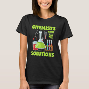 Camiseta Químico Pun Solution Química Dice