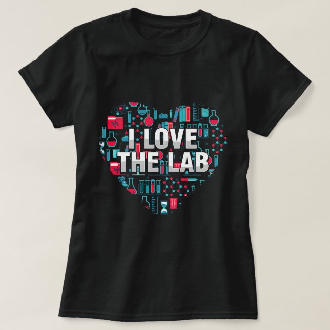 Camiseta Químico Trabajo Farmacéutico Bioquímico Biólogo Mi (Diseño del anverso)