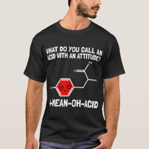 Camiseta Químico Trabajo Química Pun Amino Ácido Químico Te
