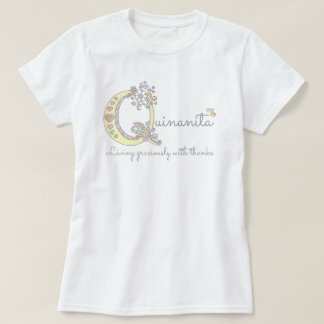 Camiseta Quinanitia chicas Q nombre que significa árbol mon