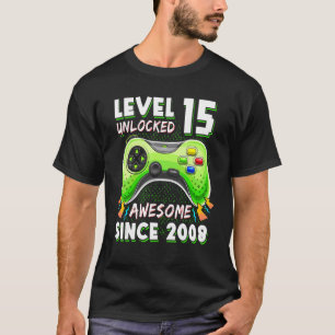 Camiseta Quince 15 años de BDay Boy Gamer 15 años