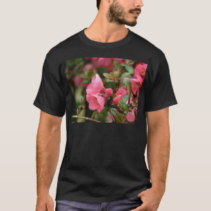 Camiseta Quince de floración rosa primavera