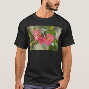 Camiseta Quince Glow de Flor Rosa