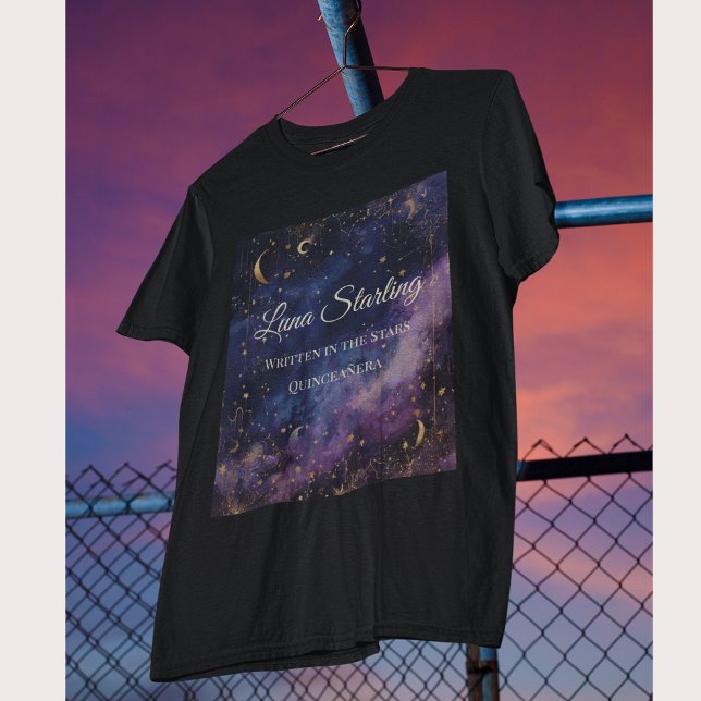Camiseta Quinceañera celeste, personalizado (Subido por el creador)