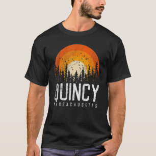 Camiseta Quincy Massachusetts MAMÁES Retro de la Vieja 70 d