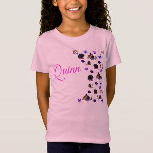 Camiseta Quinn, Chicas Con Cerdos Y Pansitas De Guinea,
