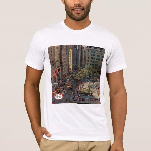 Camiseta Quinta Avenida por John Falter (Anverso)