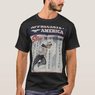 Camiseta Quinta Columna: La propaganda de guerra ventilado