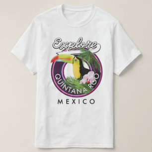 Camiseta Quintana Roo Holbox playa méxico.