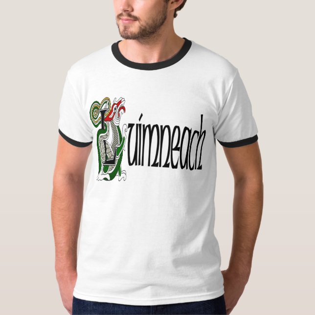 Camiseta Quintilla (gaélico) (Anverso)