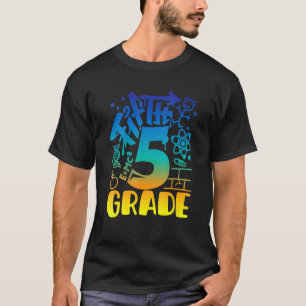 Camiseta Quinto 5to Grado Primer Día De Escuela Regreso A C