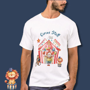 Camiseta Quinto cumpleaños del equipo de circo mayor carnav