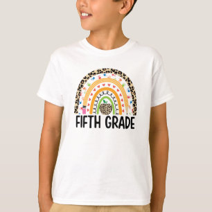 Camiseta Quinto curso de arco iris colorido
