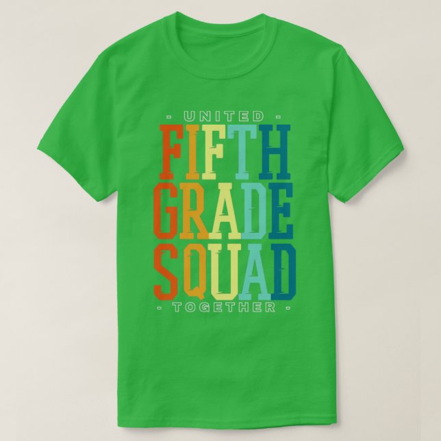 Camiseta Quinto grado (Diseño del anverso)