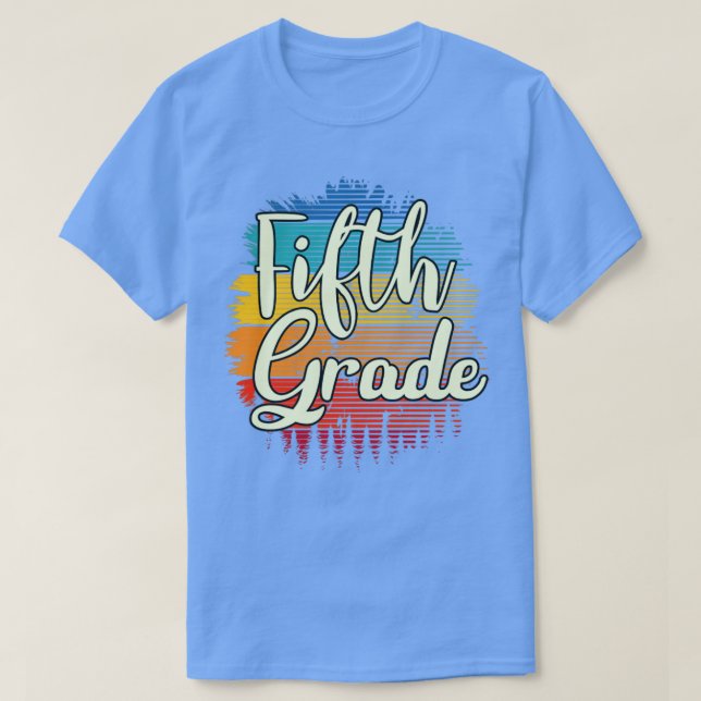 Camiseta Quinto grado1 (Diseño del anverso)
