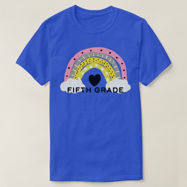 Camiseta quinto grado 4 (Diseño del anverso)