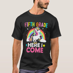 Camiseta Quinto Grado Aquí Vuelvo Unicornio A La Escuela 5