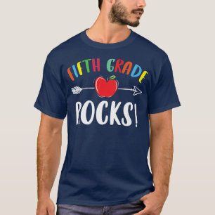 Camiseta Quinto Grado De Camisas Rocosas Gracioso De Vuelta