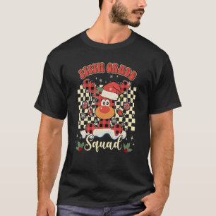 Camiseta Quinto grado de Navidades de renos Escuadrón de pr