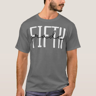 Camiseta Quinto Grado de vuelta a la escuela para profesore
