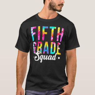 Camiseta Quinto Grado del equipo de tintes de tie de quinto