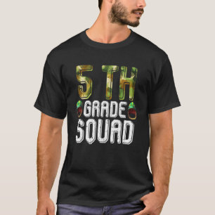 Camiseta Quinto Grado Escuadrón Camo Quinto Maestros Niños 