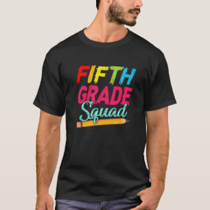 Camiseta Quinto Grado Escuadrón Primer Día De La Escuela De
