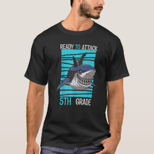 Camiseta Quinto Grado Listo Para Atacar El Día Escolar De Q