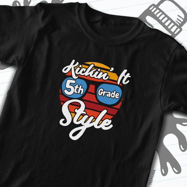 Camiseta Quinto Grado Primer Día Quinto Grado De Vuelta A L (Subido por el creador)