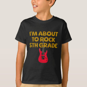Camiseta Quinto Grado Rocks Regreso a la Escuela Hombres Mu