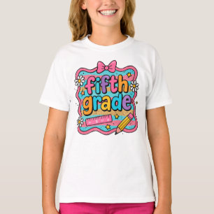 Camiseta Quinto grado Sparkle & Shine de vuelta a la camise
