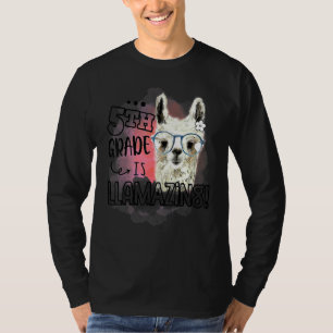 Camiseta Quinto Maestro De 5º Grado Es Llamazing Llama