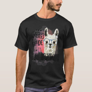 Camiseta Quinto Quinto Grado Llama Maestra