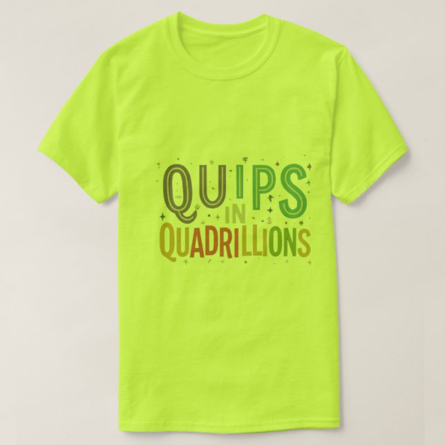 Camiseta Quips y cuadrillones (Diseño del anverso)