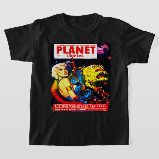 CAMISETA QUIRKY 1950 RETRO SCI FI PULP COMICS (Distribución)