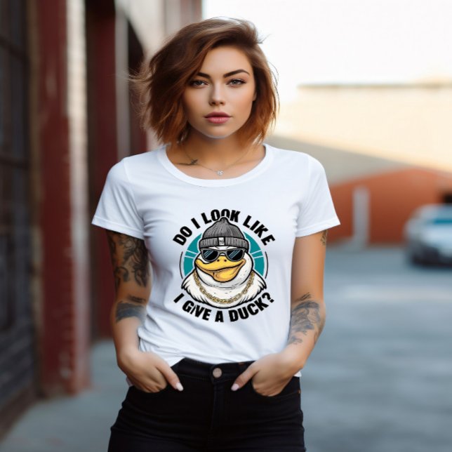Camiseta Quirky Duck preguntas de la moda (Subido por el creador)