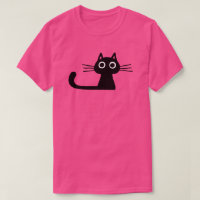 Quirky lindo gato negro gatito con largos sacudido