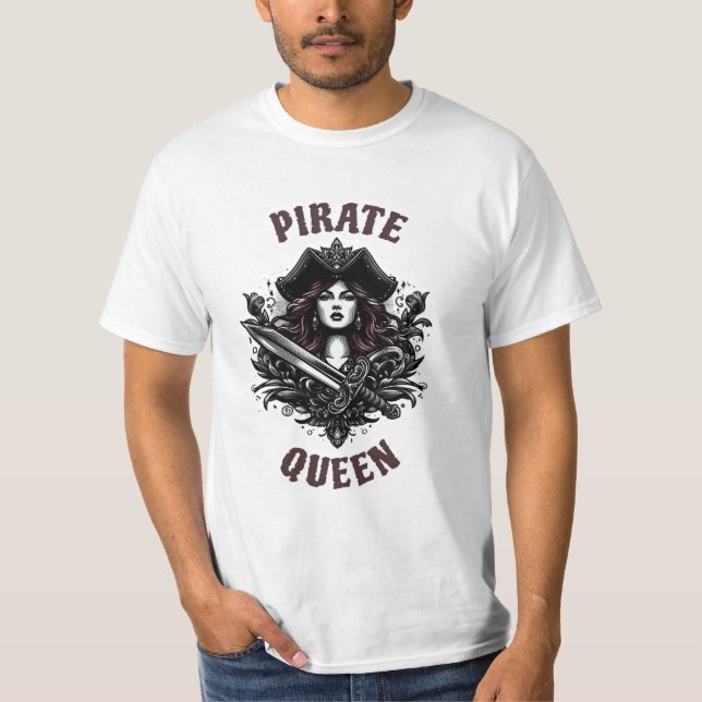 Camiseta Quirky Los Regalos Piratas: Perfecto para los caza (Anverso)