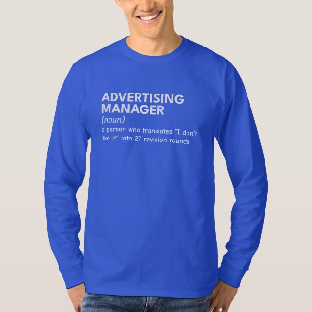 Camiseta Quirky Marketing Manager (Anverso)
