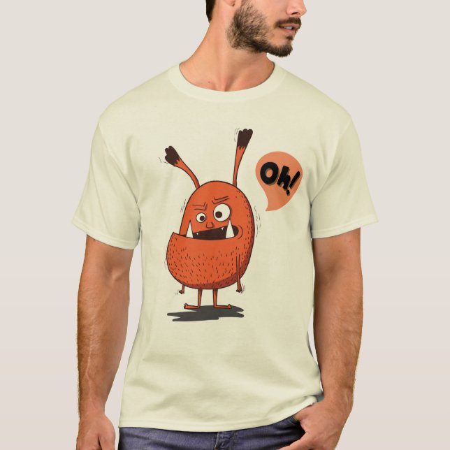 Camiseta Quirky Monster (Anverso)