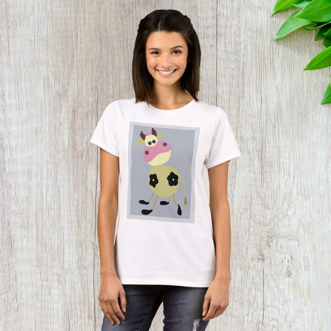 Camiseta Quirky Personalizado vaca Fun Farm Animal (Subido por el creador)