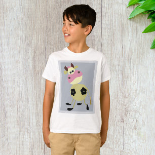 Camiseta Quirky Personalizado vaca Fun Farm Animal