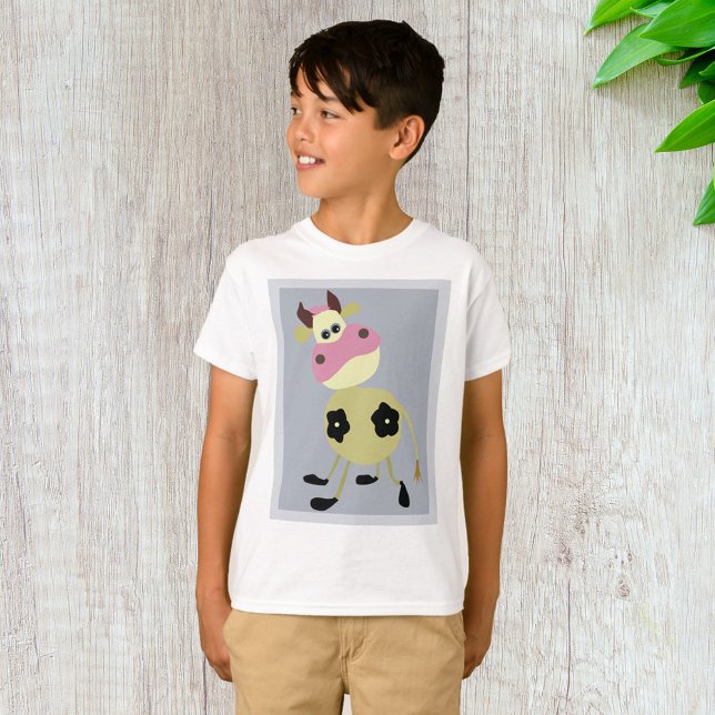 Camiseta Quirky Personalizado vaca Fun Farm Animal (Subido por el creador)